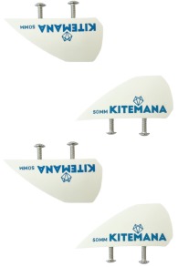 Kitemana - Kiteboard  G10 Twintip Finnen Set