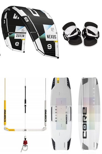 Core Kiteboarding-Nexus 3 + Fusion 5 Kitesurf Set